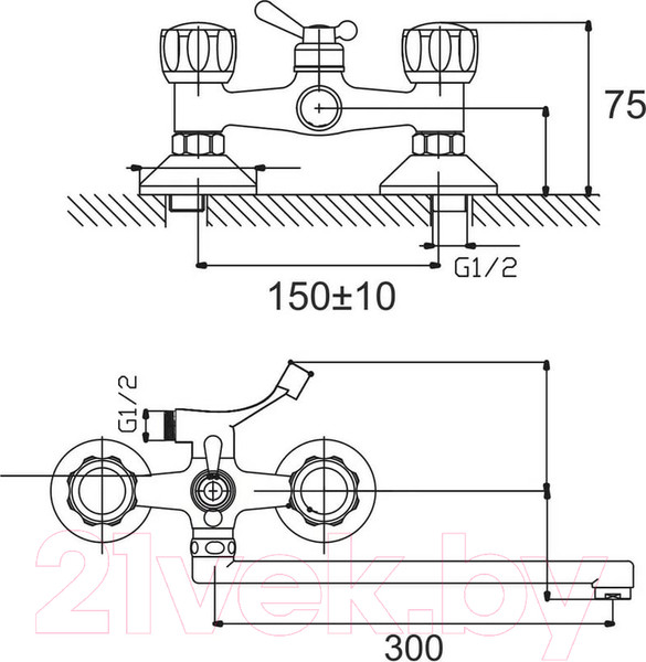 Изображение товара Смеситель Gota Rocio Orio 344810-GOTA