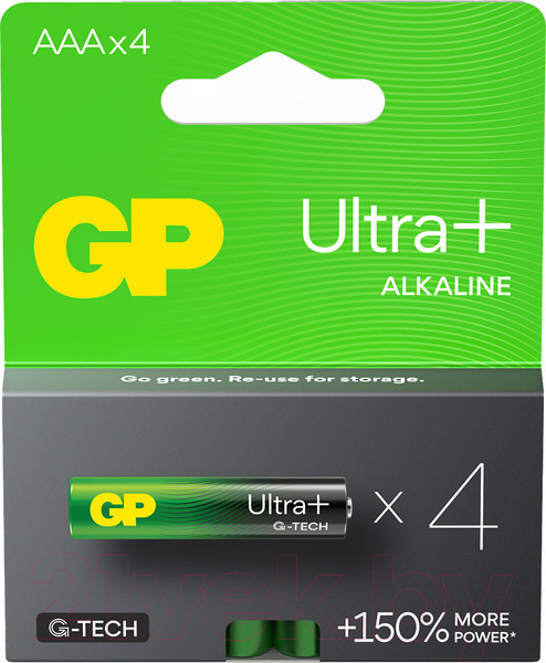 Изображение товара Комплект батареек GP Batteries Ultra+ LR03/24AUPETA21-2GSB4 (4шт)