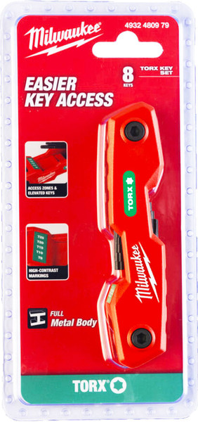 Изображение товара Набор ключей Milwaukee Torx T9-T40 / 4932480979 (8шт)