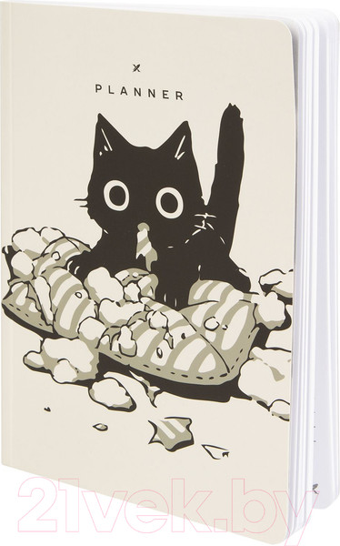 Изображение товара Ежедневник Lorex Naughty Cat / LXDRA5-NC (72л)