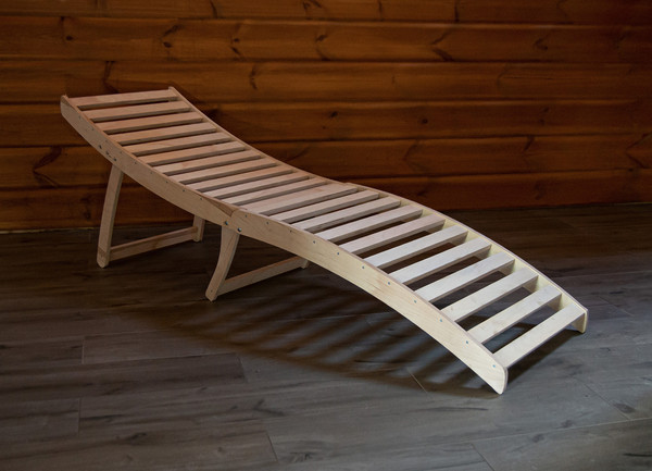 Изображение товара Шезлонг КомфортПром Из фанеры / 102123347 (600х1870мм)