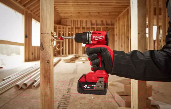 Изображение товара Аккумуляторная дрель-шуруповерт Milwaukee 4933492820