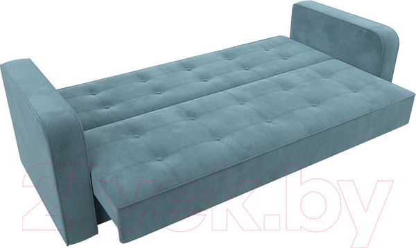 Изображение товара Диван Лига Диванов Тур книжка / 121775 (велюр бирюзовый)