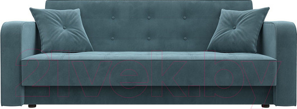 Изображение товара Диван Лига Диванов Тур книжка / 121775 (велюр бирюзовый)