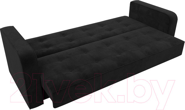 Изображение товара Диван Лига Диванов Тур книжка / 121779 (велюр черный)