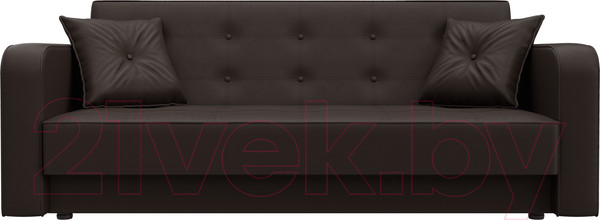 Изображение товара Диван Лига Диванов Тур книжка / 121788 (экокожа коричневый)