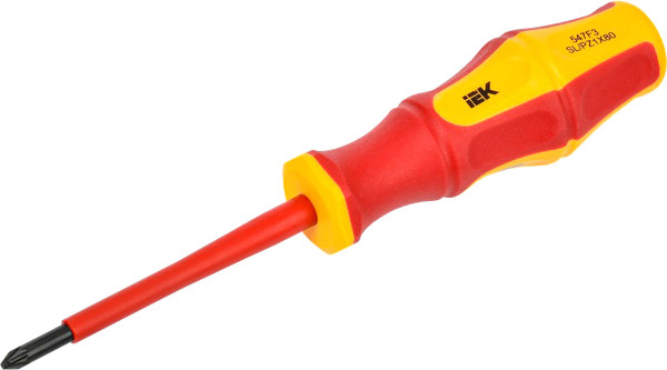 Изображение товара Отвертка IEK A2L3-SC30-K3-ZS-10-080