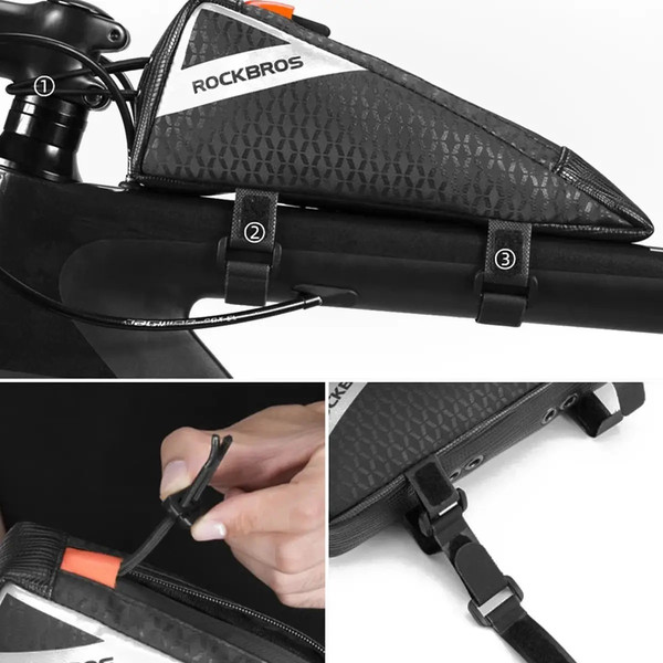 Изображение товара Сумка велосипедная RockBros B57 (черный)