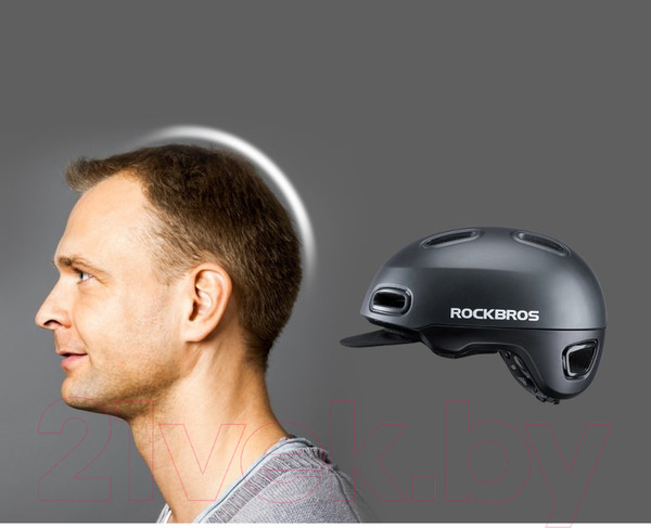 Изображение товара Защитный шлем RockBros WT-09 (р.52-60см, черный)