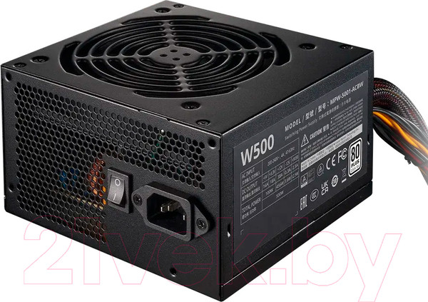 Изображение товара Блок питания для компьютера Cooler Master Elite NEX W500 500W (MPW-5001-ACBW-BEU)