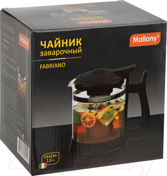 Изображение товара Заварочный чайник Mallony Fabriano / 910130 (черный)