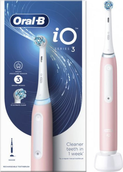 Изображение товара Электрическая зубная щетка Oral-B iO3 (розовый)