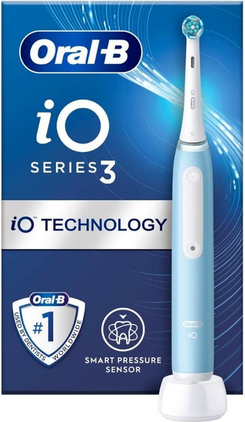 Изображение товара Электрическая зубная щетка Oral-B iO3 (ледяной синий)
