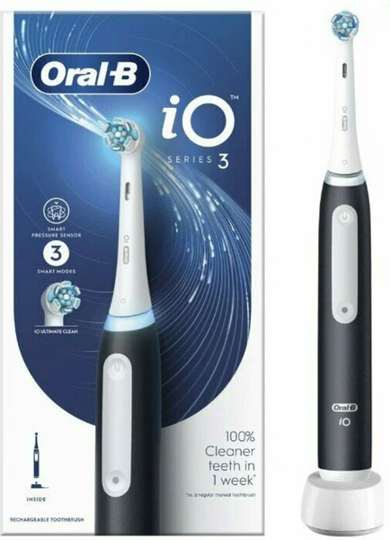 Изображение товара Электрическая зубная щетка Oral-B iO3 (матовый черный)