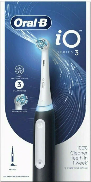 Изображение товара Электрическая зубная щетка Oral-B iO3 (матовый черный)