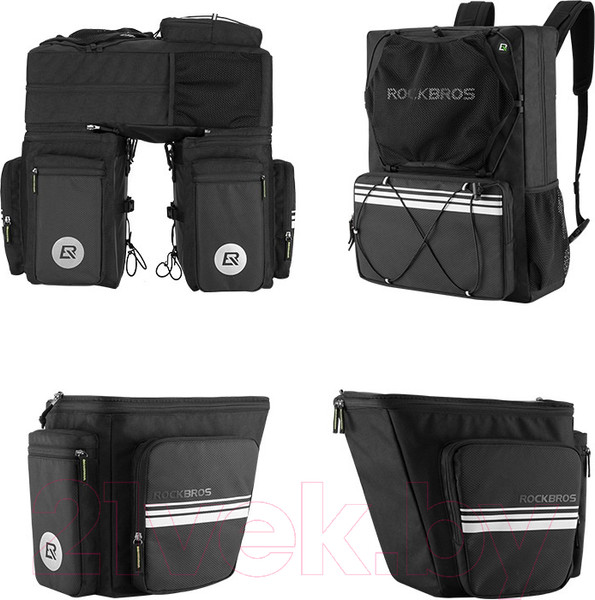 Изображение товара Сумка велосипедная RockBros A8BK (черный)