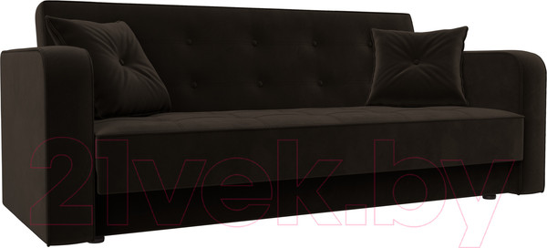 Изображение товара Диван Лига Диванов Тур книжка / 121784 (микровельвет коричневый)