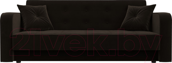 Изображение товара Диван Лига Диванов Тур книжка / 121784 (микровельвет коричневый)