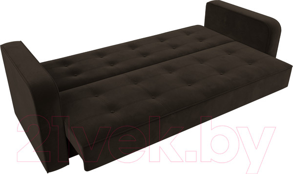 Изображение товара Диван Лига Диванов Тур книжка / 121784 (микровельвет коричневый)