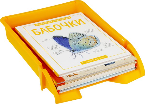 Изображение товара Лоток для бумаг Стамм Лидер / ЛТГ-31799 (желтый)