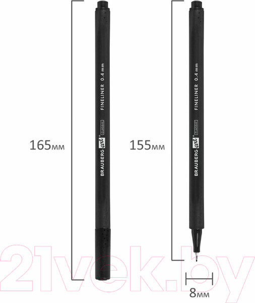 Изображение товара Набор капиллярных ручек Brauberg Art Classic / 144150 (36шт)