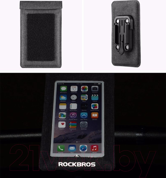 Изображение товара Держатель для аксессуаров на велосипед RockBros AS-009 (черный)