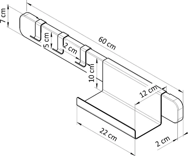 Изображение товара Вешалка для одежды Dipriz Mude Д.65023.1 (дуб масло)