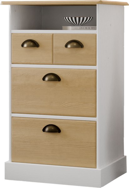 Изображение товара Комод Dipriz Thea Д.20049.1 (белый/бейц отто)