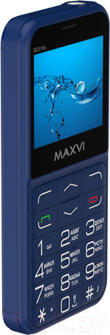 Изображение товара Мобильный телефон Maxvi B231ds (синий)