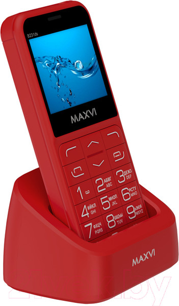 Изображение товара Мобильный телефон Maxvi B231ds (красный)