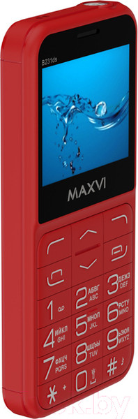 Изображение товара Мобильный телефон Maxvi B231ds (красный)