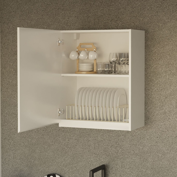 Изображение товара Шкаф навесной для кухни Dipriz Д.73066.1 (белый)