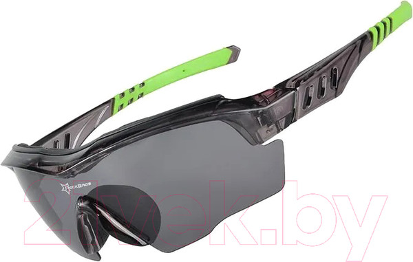 Изображение товара Очки солнцезащитные RockBros 10035 (черно-зеленый)