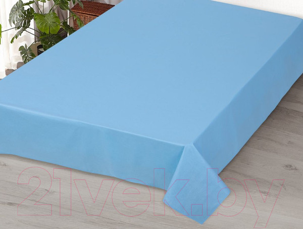 Изображение товара Простыня АртПостель Голубой 973 (215x200)