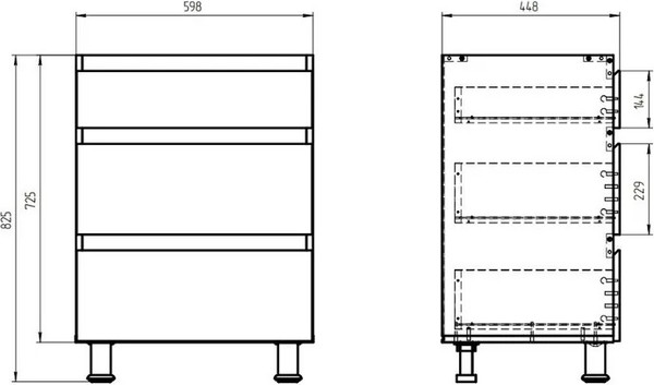 Изображение товара Шкаф-стол кухонный Dipriz Д.70078.2 (белый)