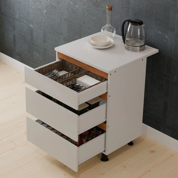 Изображение товара Шкаф-стол кухонный Dipriz Д.70077.2 (белый)