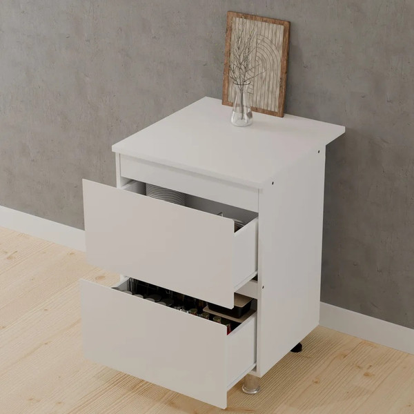 Изображение товара Шкаф-стол кухонный Dipriz Д.70091.1 (белый)