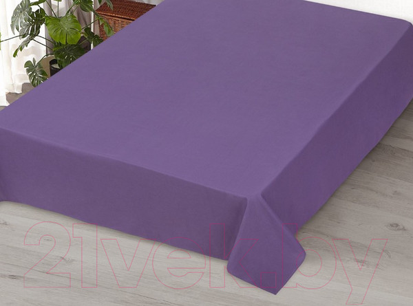 Изображение товара Простыня АртПостель Сливовый 974 (215x240)