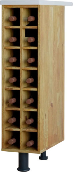 Изображение товара Шкаф-стол кухонный Dipriz Д.70084.1 (дуб/черные ножки)