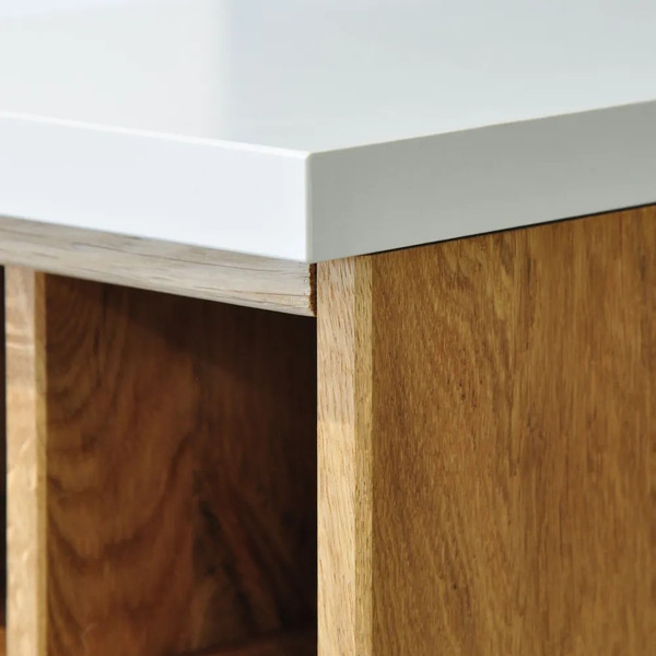 Изображение товара Шкаф-стол кухонный Dipriz Д.70084.1 (дуб/черные ножки)