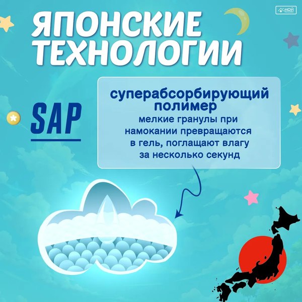 Изображение товара Подгузники детские Hoshi Baby Diapers M (64шт)