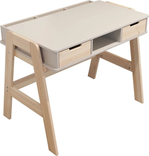 Изображение товара Письменный стол Dipriz Д.40028.2 (сосна, бежевый/лак)