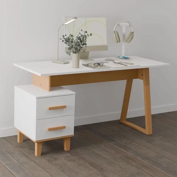 Изображение товара Письменный стол Dipriz Вест / Д.60063.1 (сосна, водный лак)