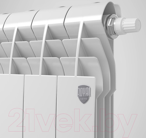 Изображение товара Радиатор биметаллический Royal Thermo BiLiner 350 Bianco Traffico VR (8 секций)
