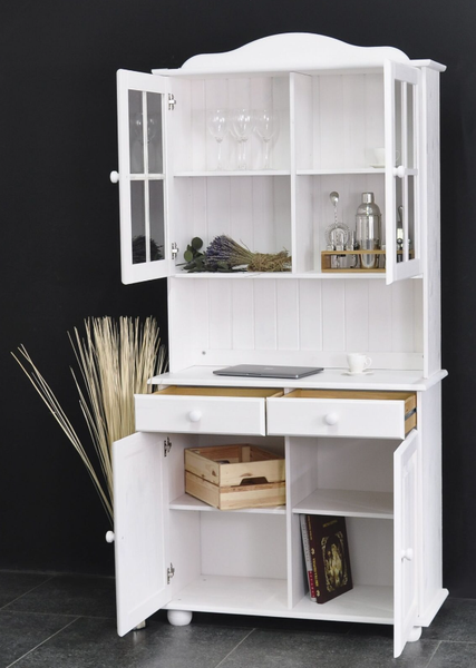 Изображение товара Шкаф навесной Dipriz Lena Д.73043.2 (белый воск)