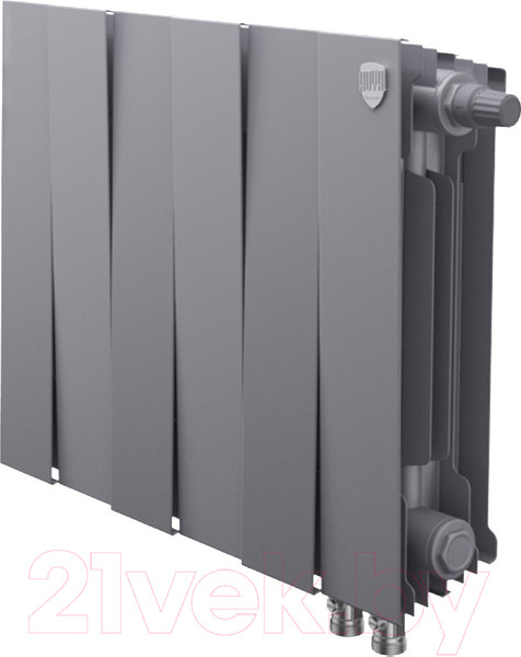 Изображение товара Радиатор биметаллический Royal Thermo PianoForte 300 VDR Silver Satin (6 секций)