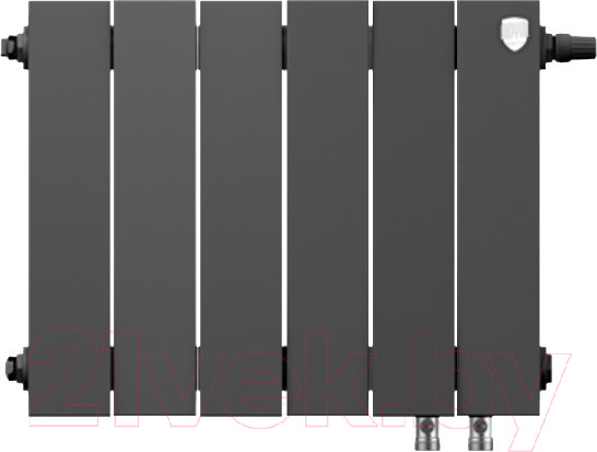 Изображение товара Радиатор биметаллический Royal Thermo PianoForte 300 VDR Noir Sable (6 секций)