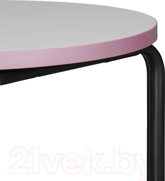 Изображение товара Журнальный столик Latitude Ror / RORTBL-C-RBKGRPK (черный/серый/розовый)