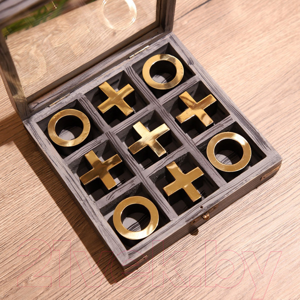 Изображение товара Настольная игра Sima-Land Крестики-нолики / 9916806 (манговое дерево)