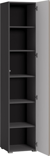 Изображение товара Шкаф-пенал Mobi Сидней 16.313 (антрацит 0164/веллюто капучино AG 707)